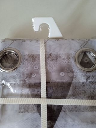 CORTINAS. LOTE DE 2 .