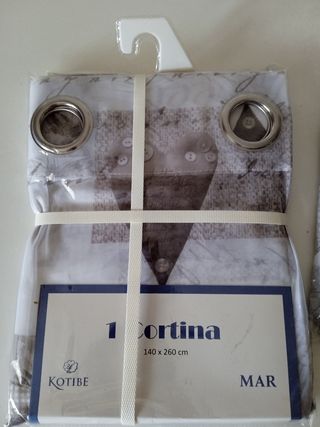 CORTINAS. LOTE DE 2 .
