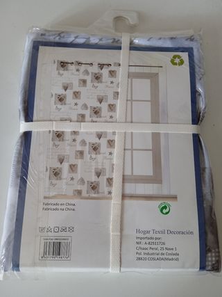 CORTINAS. LOTE DE 2 .