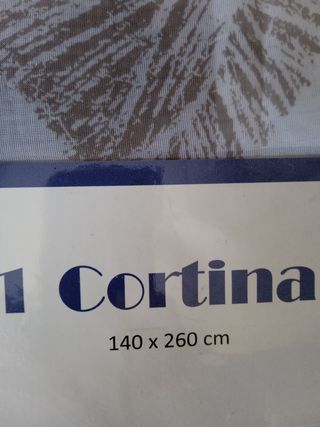 CORTINAS. LOTE DE 2 .