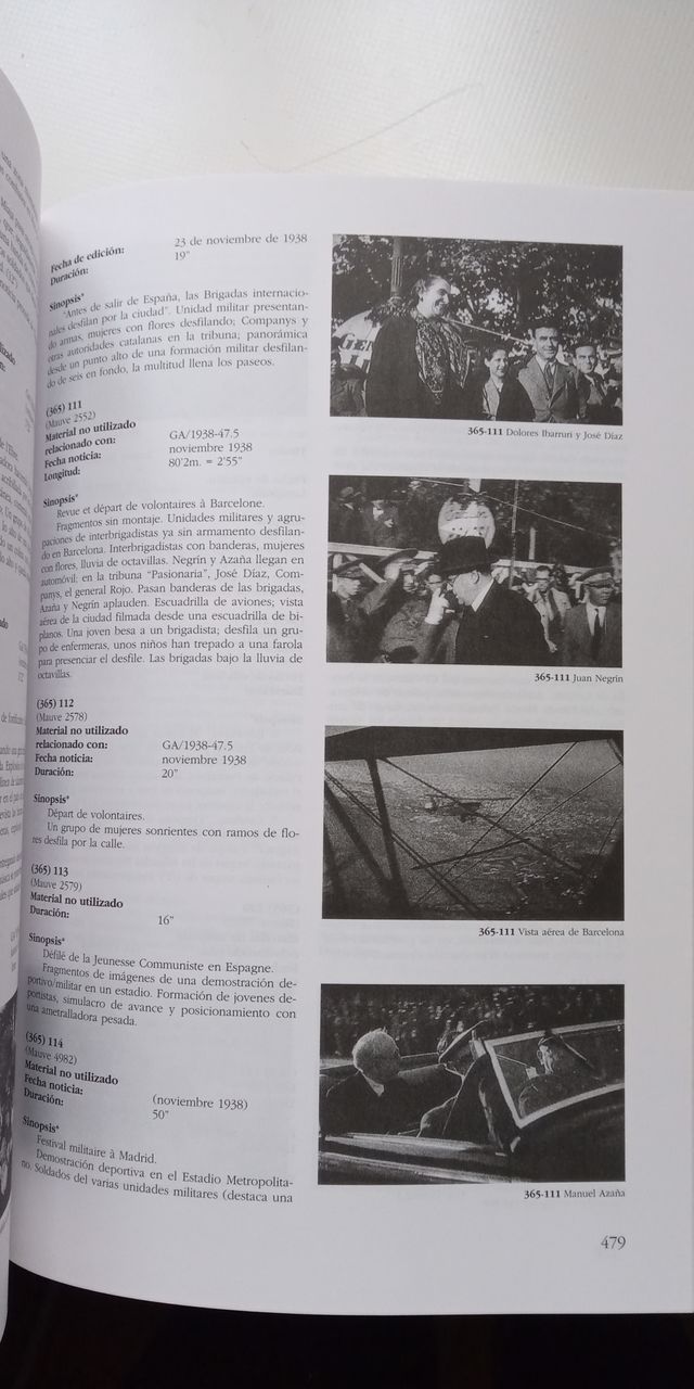LIBRO CATALOGO GENERAL DEL CINE DE LA GUERRA CIVIL
