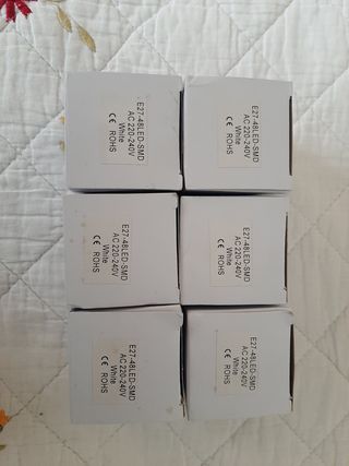 Lote 6 bombillas led