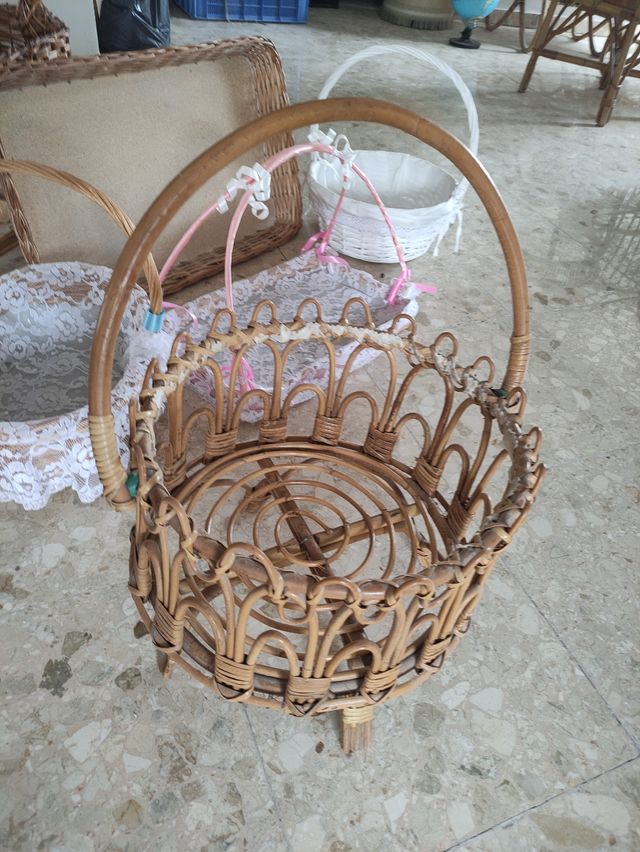 Cestos de mimbre