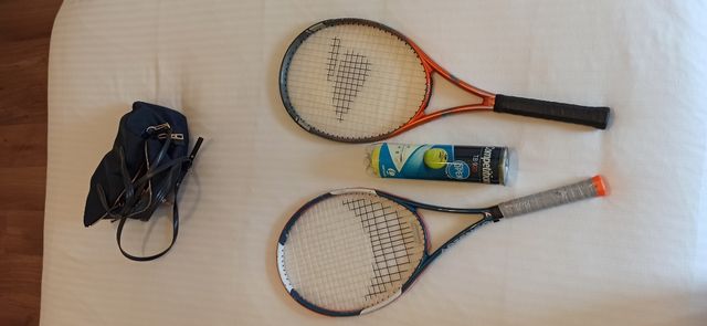 Tenis české Budějovice 2 Raquetas Tenis+ 4\uD83E\uDD4E Nuevas + 2 Grip nuevos de segunda mano
