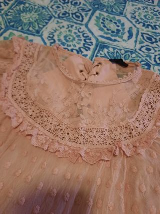 vestido romántico mujer talla/L