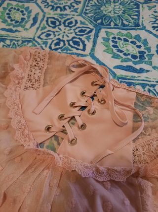 vestido romántico mujer talla/L