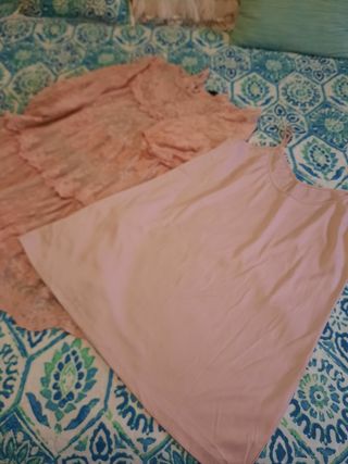 vestido romántico mujer talla/L