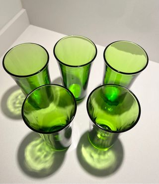 Lote cinco vasos Duralex