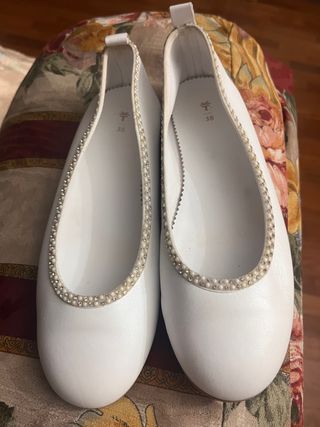 Zapatos  Blancos niña 38 
