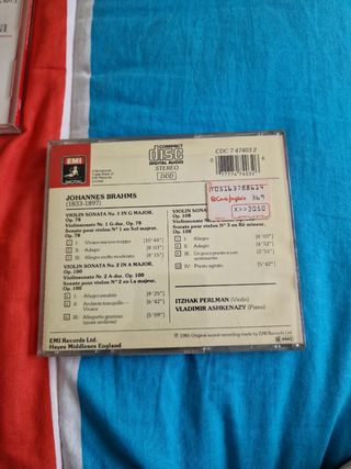4 CDs Brahms por EMI de musica clasica
