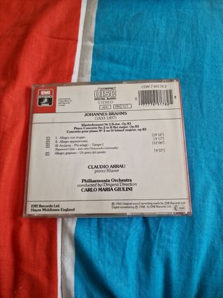 4 CDs Brahms por EMI de musica clasica