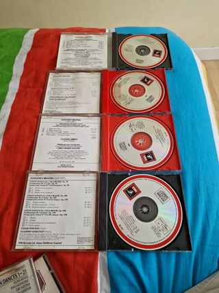 4 CDs Brahms por EMI de musica clasica