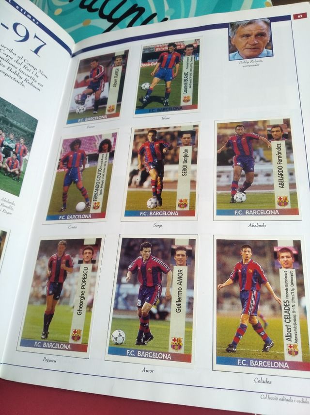 3 ÁLBUMS HISTORIA DEL FCB