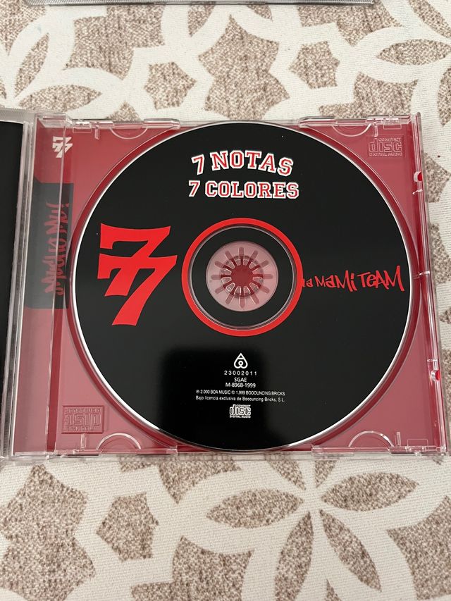 7 notas 7 colores - 77 La mami team cd