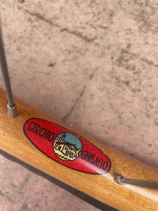 Ruedas bicicleta de madera 700c freno disco