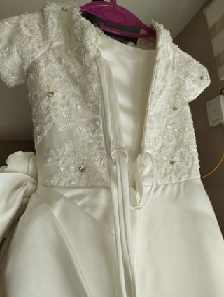 vestido comunión blanco 