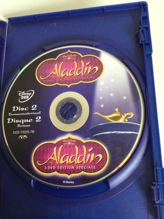 DVD de Aladdín, Walt Disney