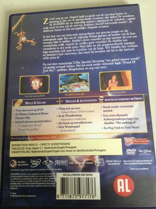 DVD de Aladdín, Walt Disney