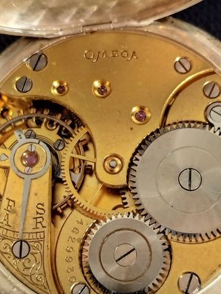 reloj de bolsillo en plata de de ley