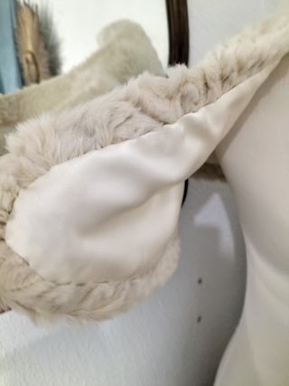 Estola chal vintage de novia