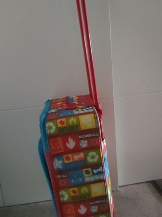 Maleta   viaje patrulla canina  2 ruedas niños
