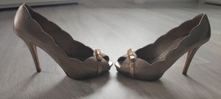 Zapatos Pedro Miralles número 38 color bronce