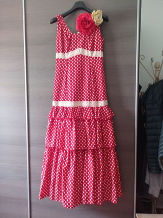 vestido gitana con accesorios