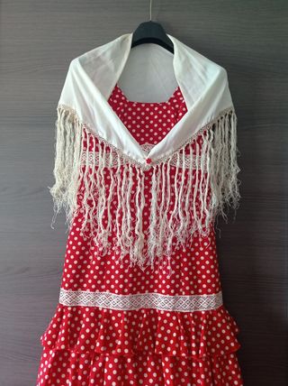 vestido gitana con accesorios