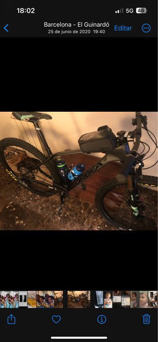 Bicicleta Orbea Alma M25 - mejorada