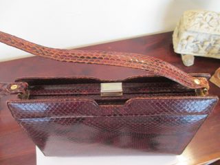 BOLSO PIEL SERPIENTE AUTÉNTICA