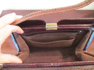 BOLSO PIEL SERPIENTE AUTÉNTICA
