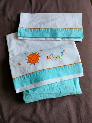 Sábanas minicuna bebé