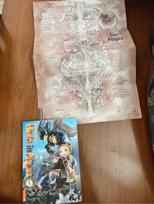 Made in abyss - volume 1 con poster mappa abissi