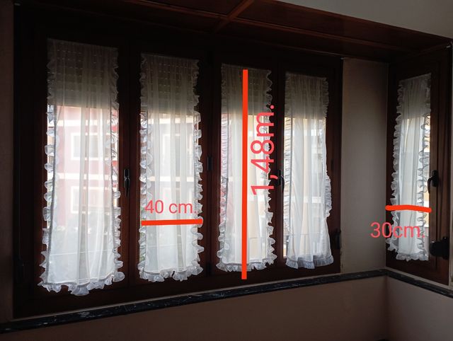 Visillos hechos a mano