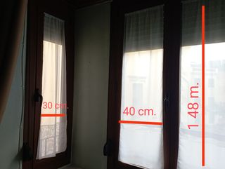 Visillos hechos a mano