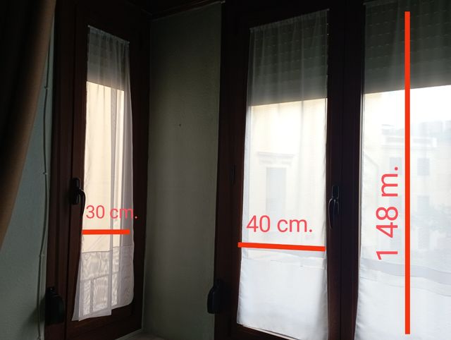 Visillos hechos a mano