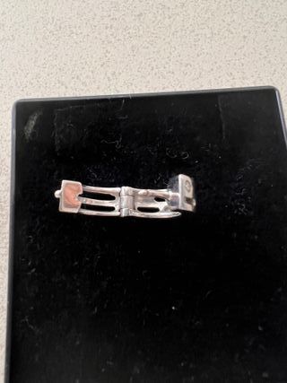 Pendientes oro blanco y brillantes