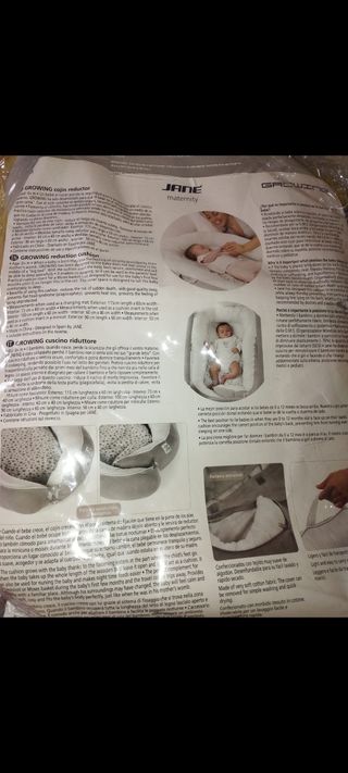 Reductor nido,para Moisés , cuna, colecho... JANE