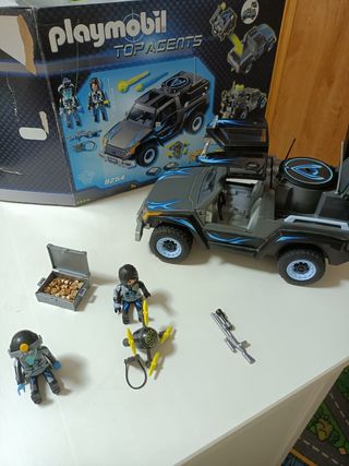 coches top agentes Playmobil