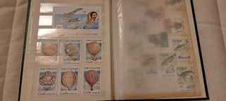 Álbum con 56 sellos nuevos de Cuba entre 1965-1985
