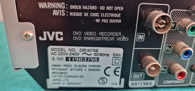 DVD JVC DR-M7SE