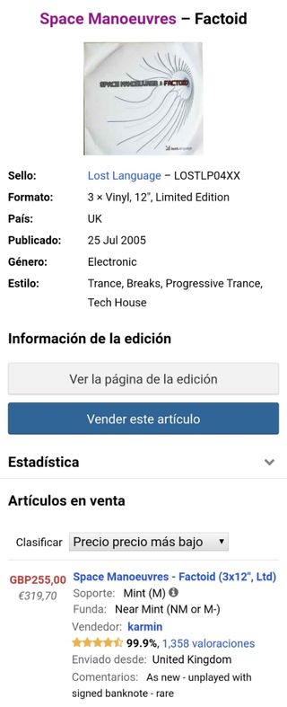 Space Manoeuvres: factoid EP