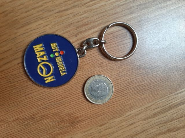 Llavero vintage autoescuela Mazon