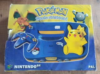 Consola N64 Edición Especial Pokemon Pikachu