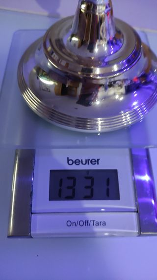 2 candelabros- velas- porta velas