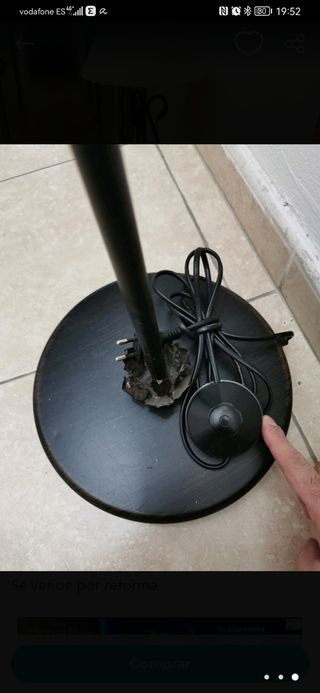 Lampara de pie