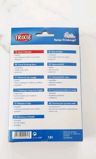 ciotola acqua da viaggio