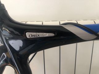 Bicicleta de carreras Orbea con rodillo