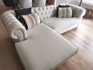 -50% Sofa Lujo Chesterfield Chaise Long