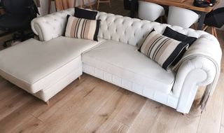 -50% Sofa Lujo Chesterfield Chaise Long